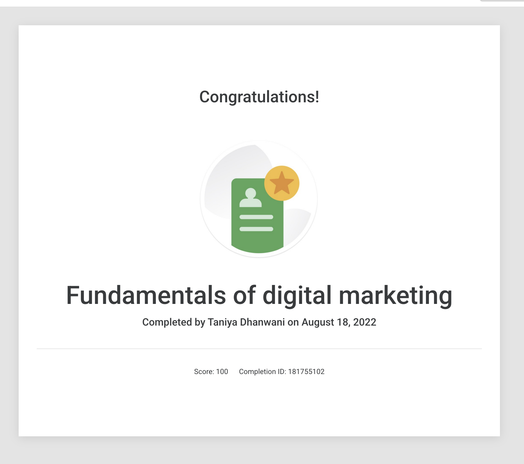 Fundamentals of Digital Marketing